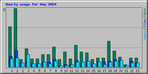 Hourly usage for May 2024